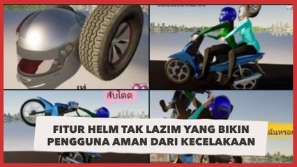 Viral Fitur Helm Tak Lazim yang Bikin Pengguna Aman dari Kecelakaan, Publik Melongo