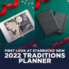 First look at Starbucks' new 2022 Traditions Planner