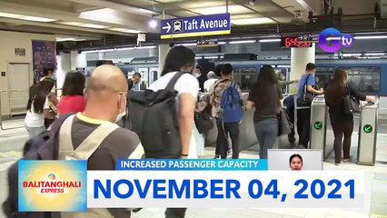 Balitanghali Express: November 4, 2021 [HD]