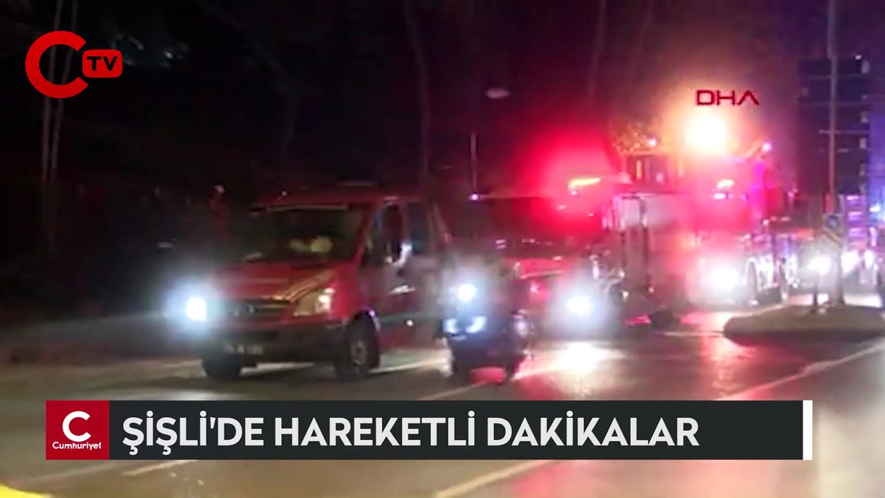 Şişli'de çadırda gaz sıkışması sonucu patlama