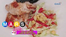 Mars Pa More: Pan-fried lemon chicken with cabbage and corn slaw salad recipe! | Mars Masarap