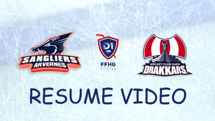 HH - Hockey sur glace Résumé Clermont_VS_Caen 30-10-2021 (D1 - J4 Saison 2021-2022)