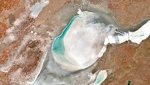 Avrupa Uzay Ajansı Tuz Gölü'nün görüntüsünü paylaştı, içler acısı hali endişe yarattı