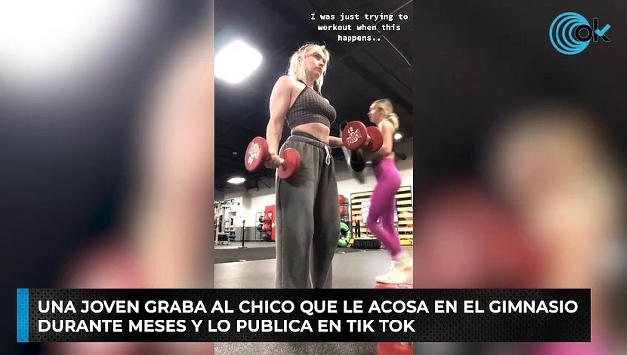 Una joven graba al chico que le acosa en el gimnasio durante meses y lo publica en Tik Tok
