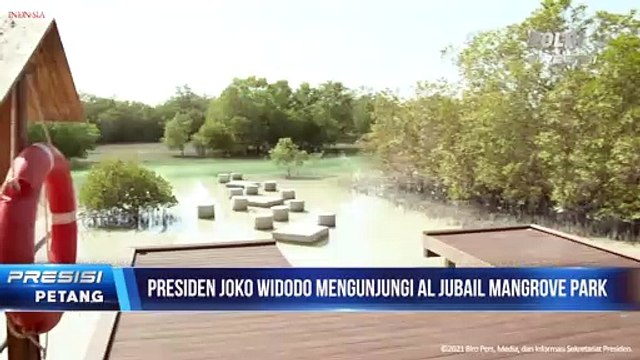 Presiden Jokowi Mengunjungi Al Jubail Mangrove Park, Abu Dhabi