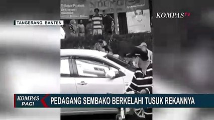 Pedagang Sembako Berkelahi Tusuk Rekannya di Pasar Malabar Tangerang