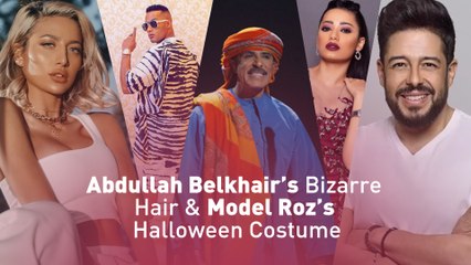 Abdullah Belkhair’s Bizarre Hair & Model Roz’s Halloween Costume