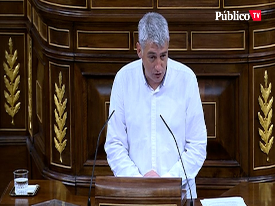 Oskar Matute, a la ministra de Hacienda: "Muéstrese fuerte con los poderosos porque hacerlo con los débiles es muy fácil e injusto"