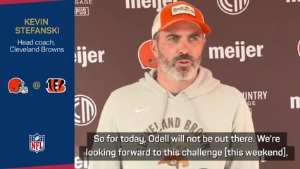 Stefanski confirms OBJ sent home from Browns practice
