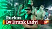 Drunk Woman Creates Ruckus At Police Station