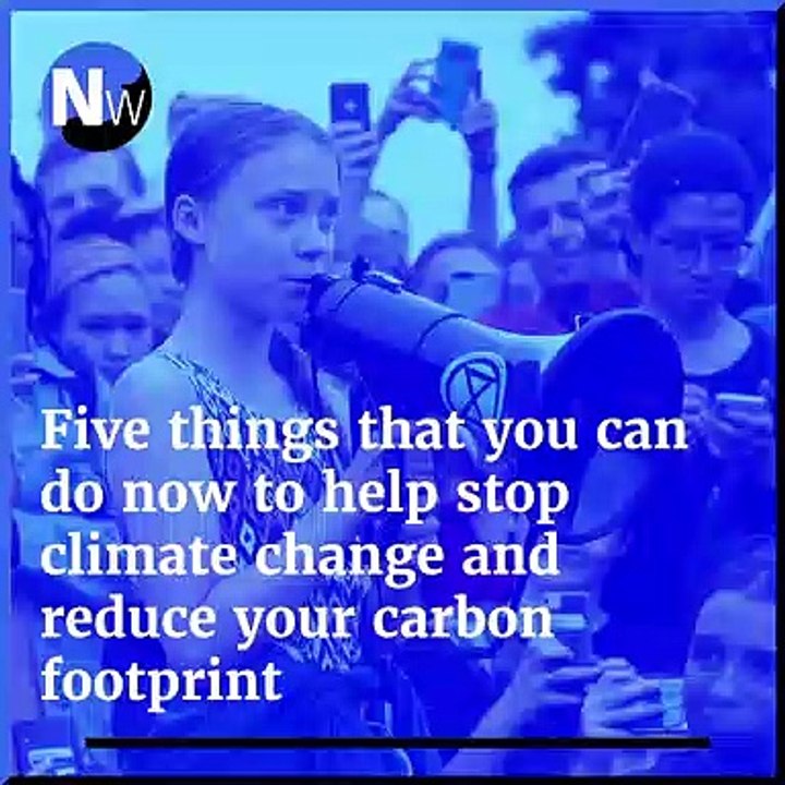 Climate Change - Five things that you can do now to help stop climate change and reduce your carbon footprint