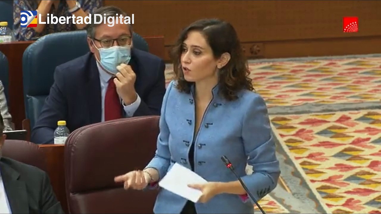 Ayuso: "Aquí no estamos para repartir miseria"