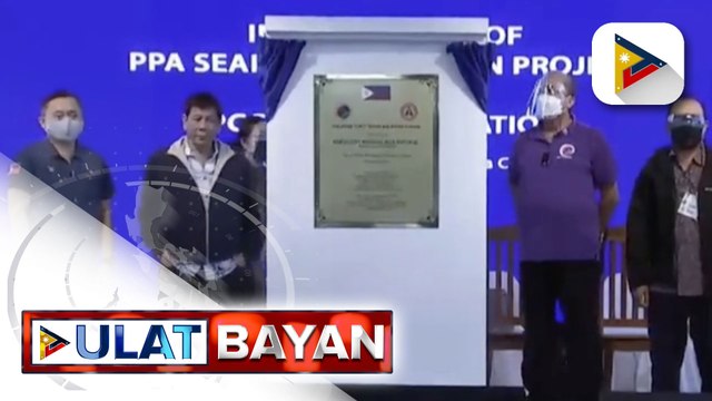 Pangulong Duterte, pinangunahan ang inagurasyon ng expansion project ng Puerto Princesa Port