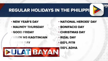 DOLE, nilinaw ang guidelines sa holiday pay ng mga manggagawa