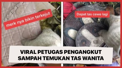 Viral Petugas Pengangkut Sampah Temukan Tas Wanita, 'Mereknya Bikin Terkejut'