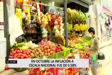 Inflación en el país continúa afectando el bolsillo de los peruanos