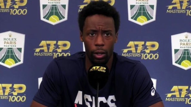 ATP - Rolex Paris Masters 2021 - Gaël Monfils : Je suis blessé, je me retire du tournoi, on a décidé avec toute mon équipe que c'était plus sage !