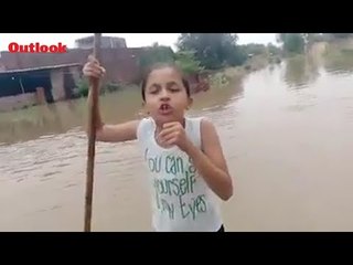 Download Video: 10-Year-Old Girl Turns Journalist To Report Floodwaters In Haryana's Kurukshetra