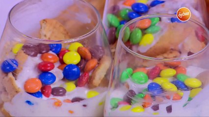 تشيز كيك بالشوكولاتة الملونة | مروة مهنى