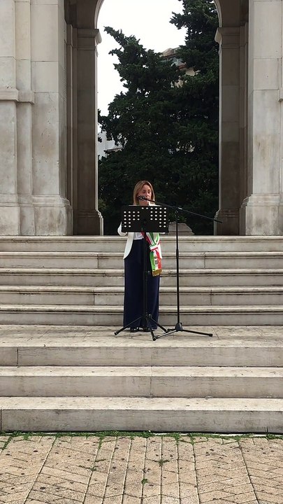 Andria: cerimonia del 4 Novembre - Giornata dell'Unità Nazionale e delle Forze Armate. Discorso del Sindaco