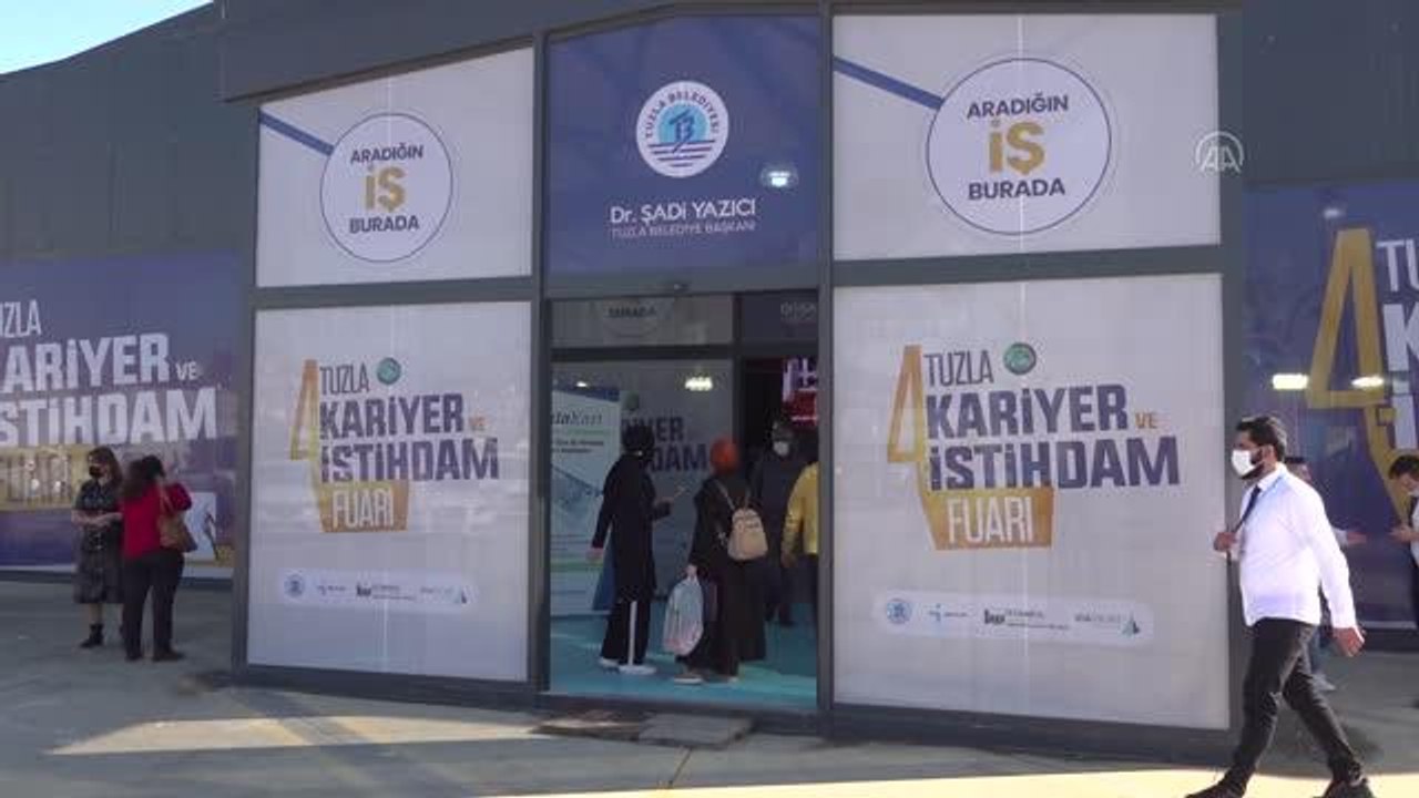 "Kariyer ve İstihdam Fuarı" Tuzla'da başladı  İŞKUR,Kariyer ve İstihdam Fuarı,Şadi Yazıcı,Tuzla Belediyesi,