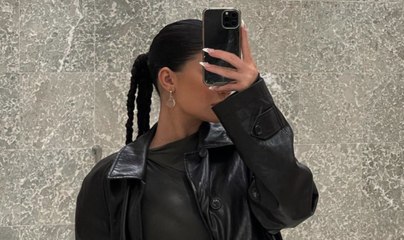 Kylie Jenner Wore a Super-Short Leather LBD for Date Night with Travis Scott