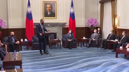 EU 의원들 타이완 총통 만나 "당신들은 혼자가 아닙니다" / YTN