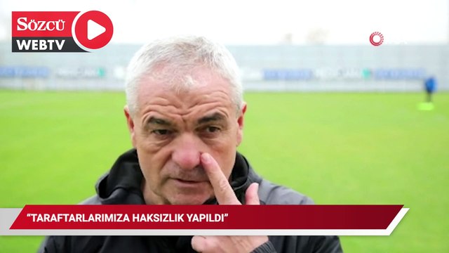 Rıza Çalımbay: “Taraftarlarımıza haksızlık yapıldı”