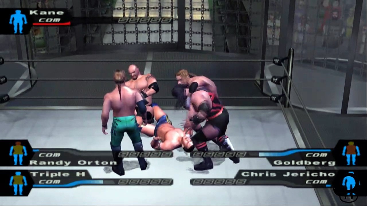 Here Comes the Pain Kane vs Goldberg vs Randy Orton vs Triple H vs Lance Storm vs Chris Jericho