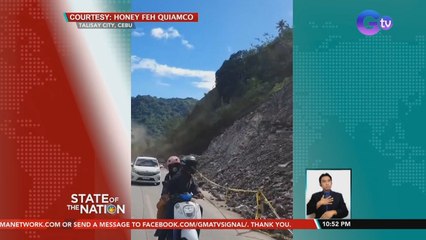 Ilang sasakyan, muntik matabunan ng lupa | SONA