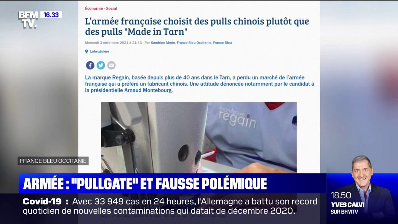"Pullgate": le ministère des Armées dément se fournir en Chine pour ses pulls