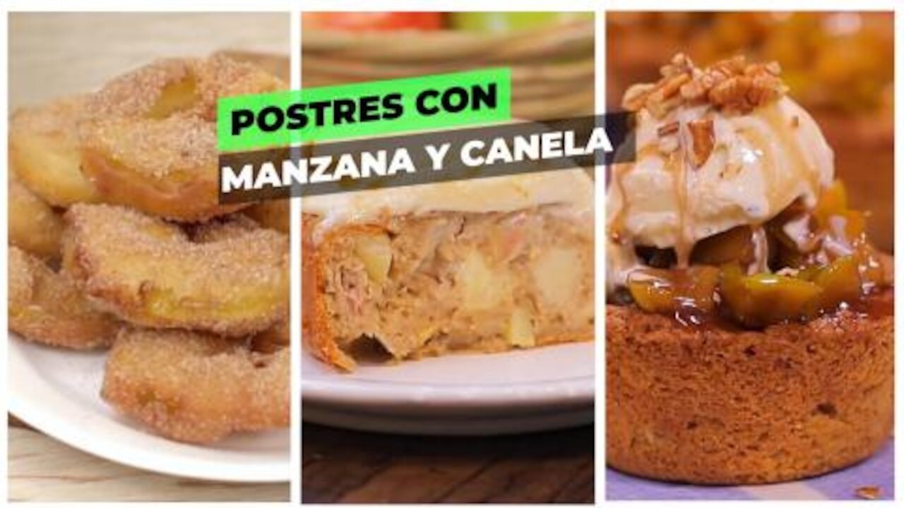 Postres con manzana y canela.| Cocina Delirante