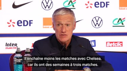 Bleus - Deschamps : "Kanté fait partie intégrante de cette équipe"