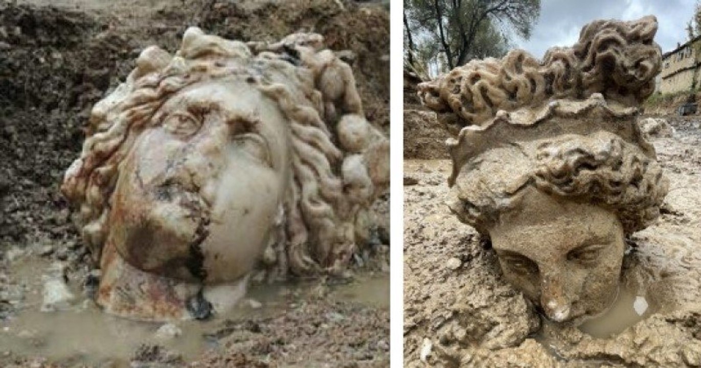Turquie : des archéologues ont découvert des statues des divinités grecques Aphrodite et Dionysos