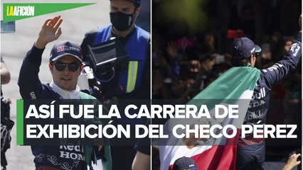 Checo' Pérez conquistó la CdMx con exhibición de monoplaza de Red Bull