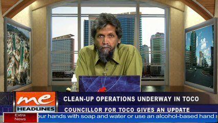 06: Clean-up Operations underway in Toco : 19 August, 2021