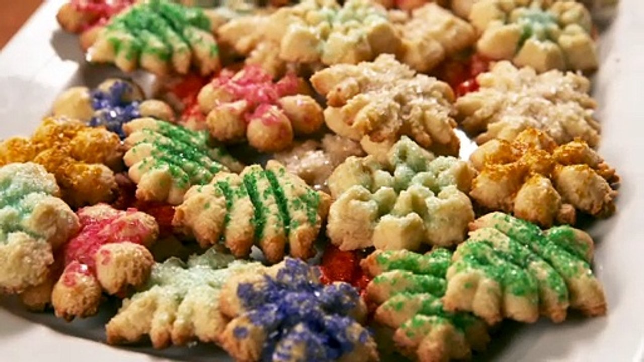 Bourbon-Vanilla Spritz Cookie