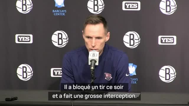 Nets - Nash : Harden s'est accroché, je suis très fier de lui