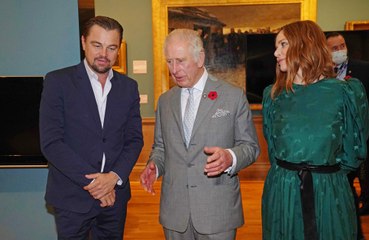 Prince Charles meets Leonardo DiCaprio and Stella McCartney during COP26