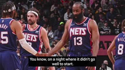My shot feels good, I'm taking it game by game - Harden starts hitting form for Nets