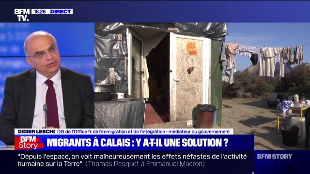 Didier Leschi sur les migrants à Calais: Le rôle de l'État n'est pas de permettre aux passeurs d'avoir en permanence les gens sous la main