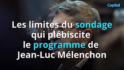 Les limites du sondage qui plébiscite le programme de Jean-Luc Mélenchon