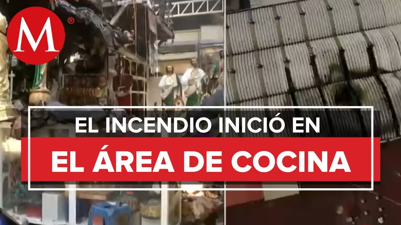 Así quedó la zona cero de incendio en mercado Sonora; bomberos siguen trabajando