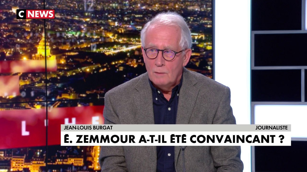 Jean-Louis Burgat sur l'interview d'Éric Zemmour : «Il m'a fait peur dans son avancée vers un homme politique ce soir»