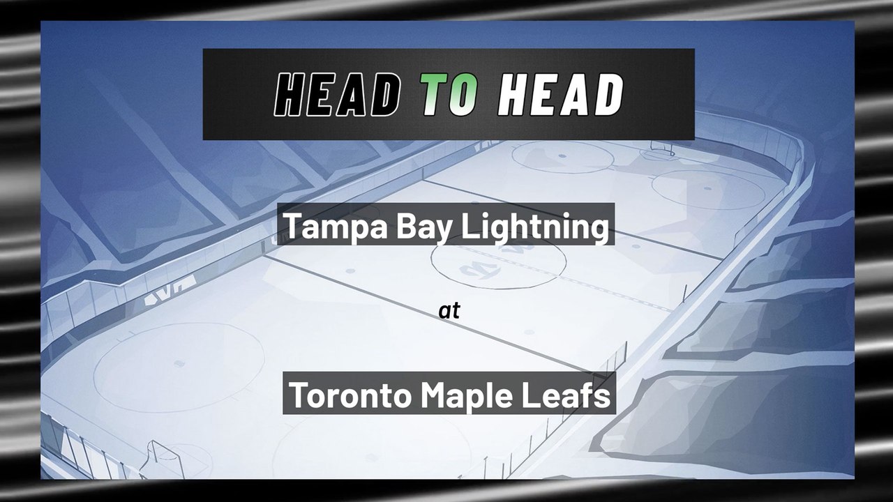 Toronto Maple Leafs vs Tampa Bay Lightning: Moneyline
