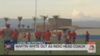 Martin White Let Go as Indio High School Head Football Coach