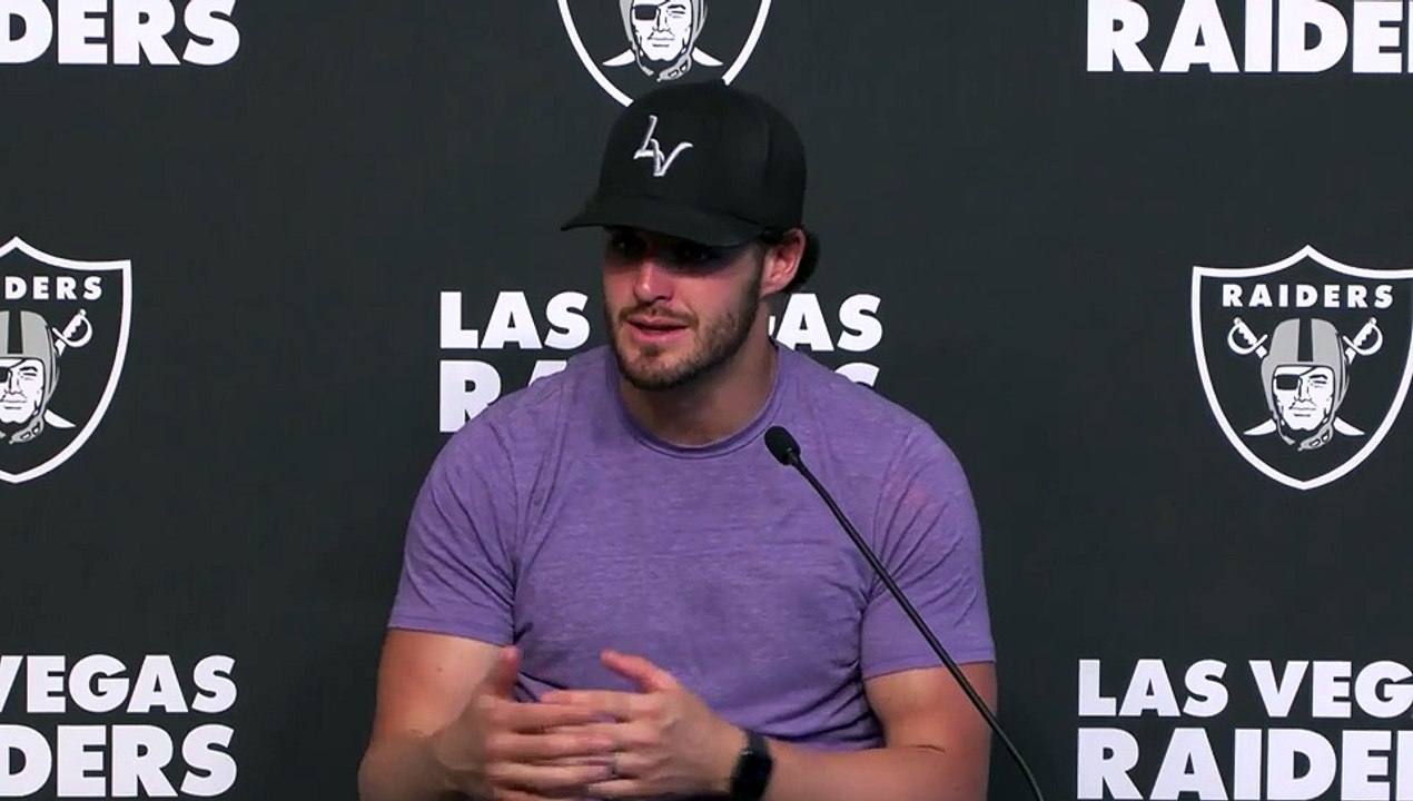 Las Vegas Raiders Derek Carr on Henry Ruggs, and his team video