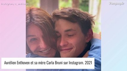 Carla Bruni - Son fils Aurélien, un cigare à la main, se prend pour un sex symbol : elle réagit