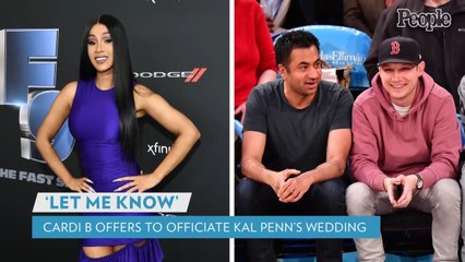 Cardi B Offers to Officiate Kal Penn's Wedding: 'I'm Licensed to Do That So ... Let Me Know'