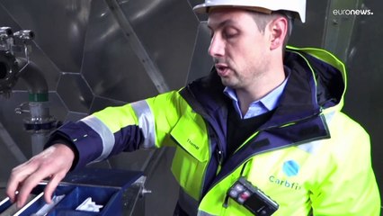 Orca, la planta que succiona CO2 y lo convierte en roca bajo un volcán en Islandia